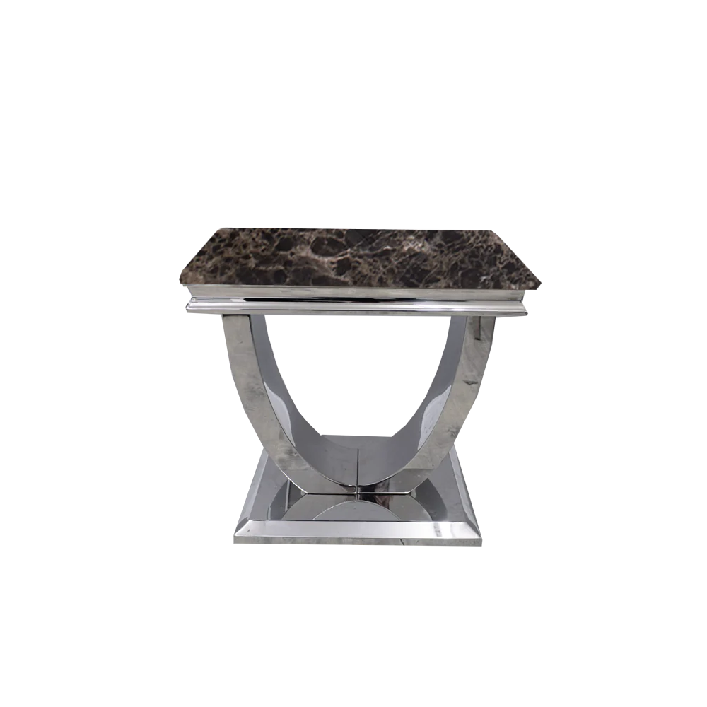 Arial Marble Side Table - Dendo Design