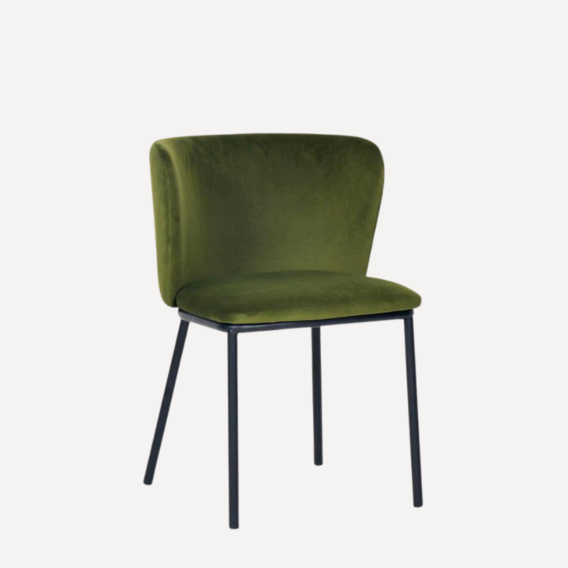 x2 Mandy Velvet Dining Chair - Dendo Design