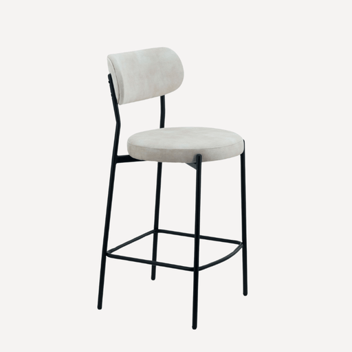 x2 Derby Padded Velvet Bar Stool - Dendo Design