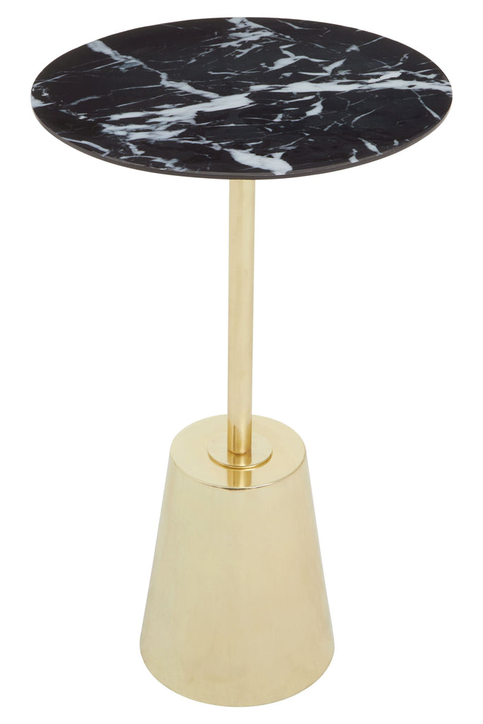 Avolia Marble Effect Side Table - Dendo Design