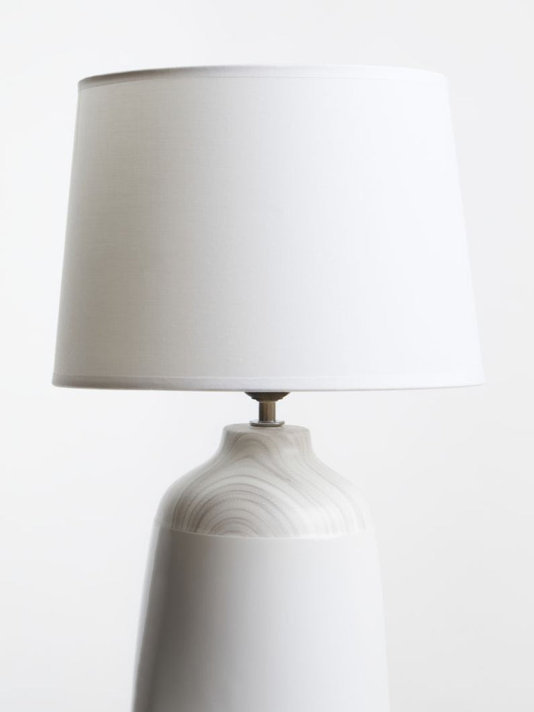 Wenitus White Ceramic Table Lamp - Dendo Design