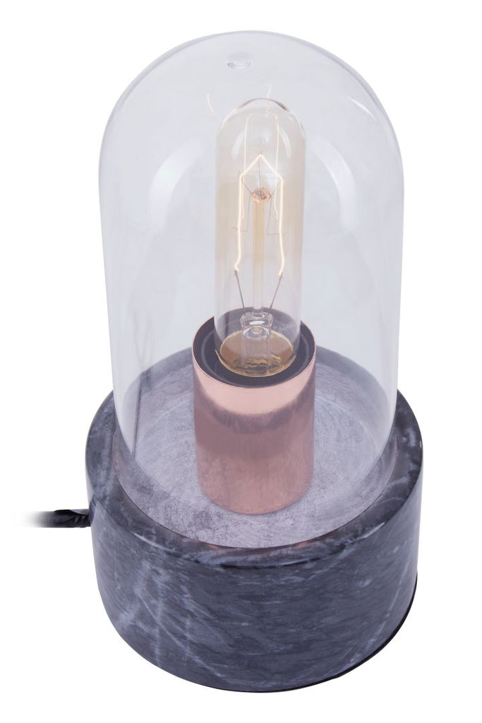 Lamoree Bell Lamp with Black Marble Base - Dendo Design