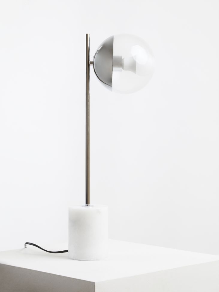 Revel Chrome Finish Table Lamp - Dendo Design