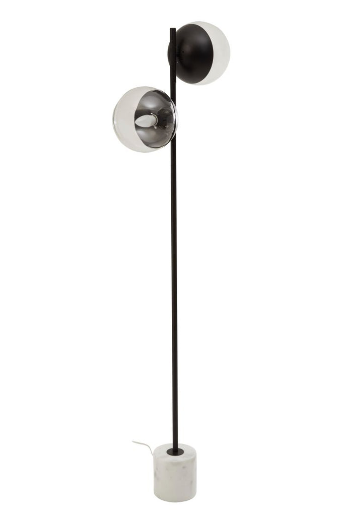 Revel Two Light Black Floor Lamp - Dendo Design