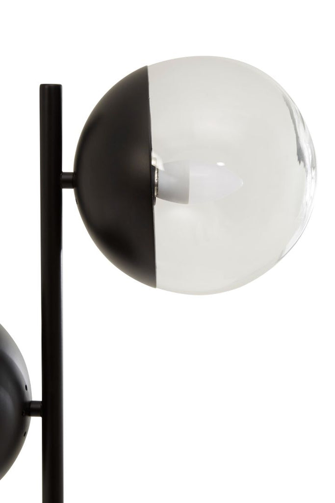 Revel Two Light Black Floor Lamp - Dendo Design