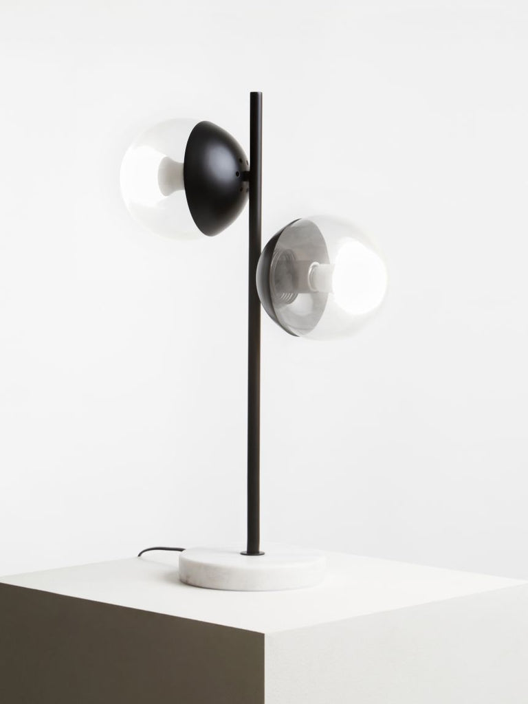 Revel Black Finish Metal Table Lamp - Dendo Design