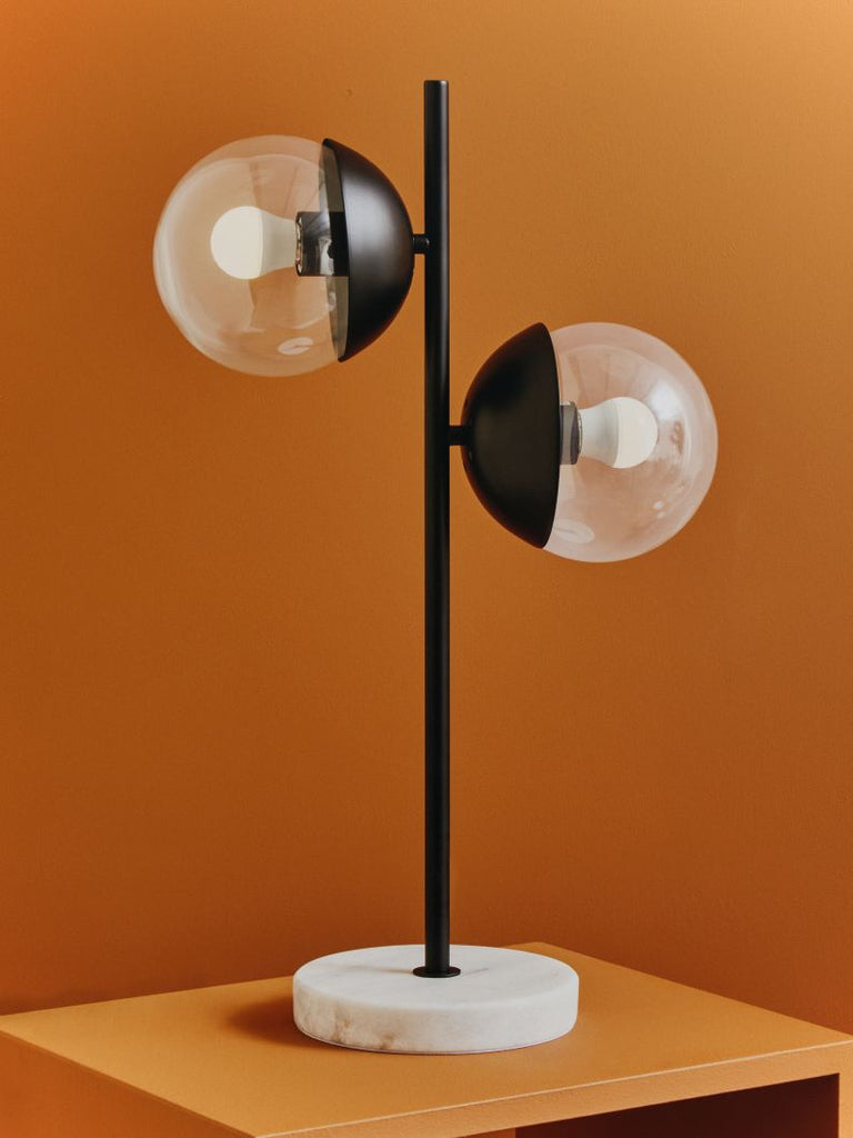 Revel Black Finish Metal Table Lamp - Dendo Design