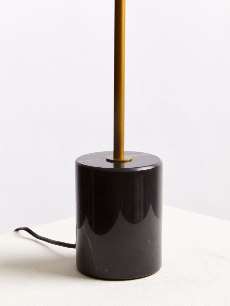 Revel Small Gold Finish Metal Table Lamp - Dendo Design