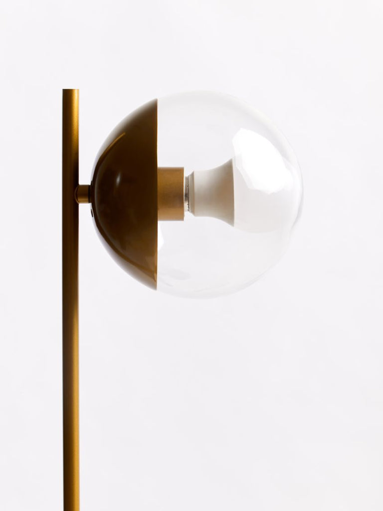 Revel Small Gold Finish Metal Table Lamp - Dendo Design