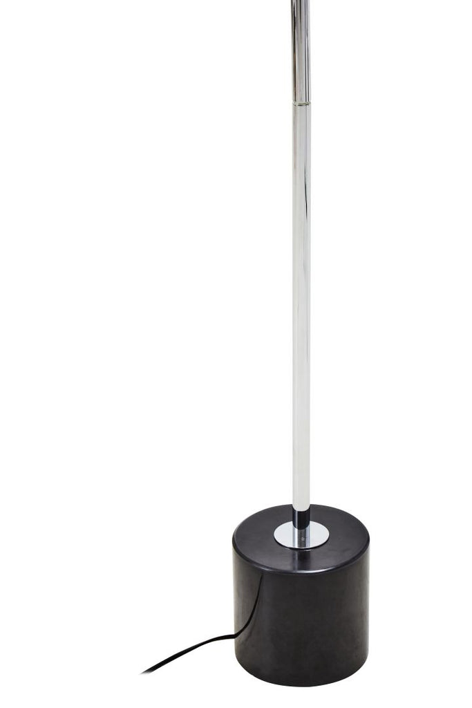 Revel Silver Finish Metal Floor Lamp - Dendo Design