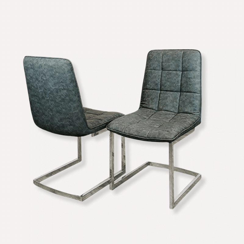 Tara Faux Leather Dining Chair - Dendo Design