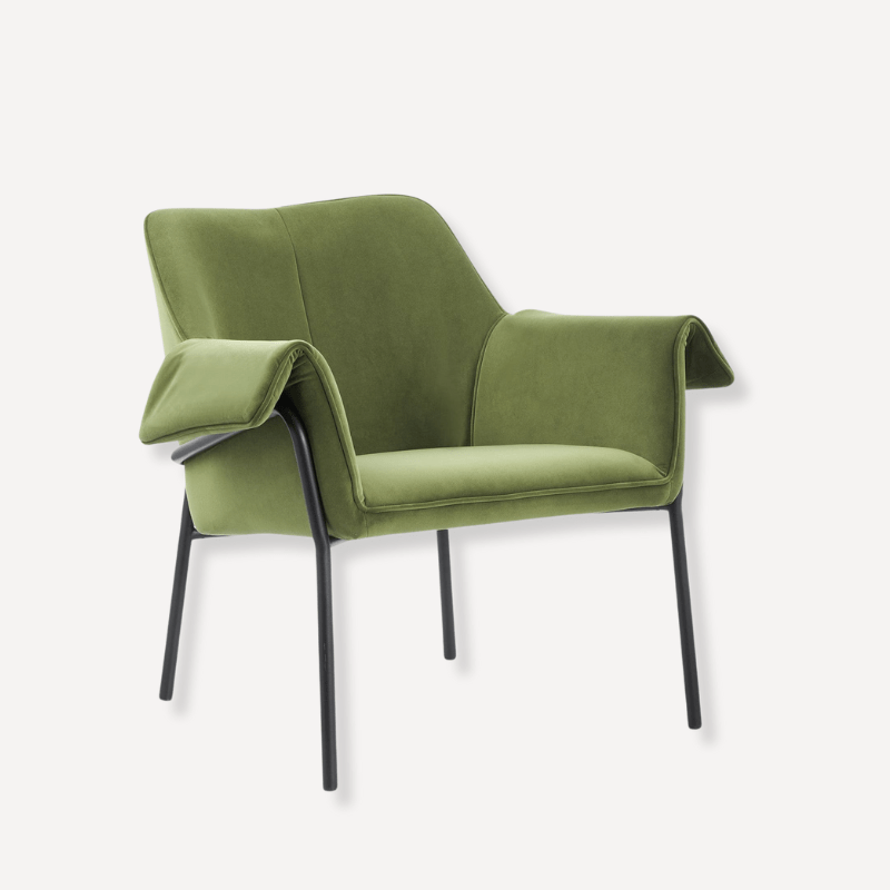 DURHAM Velvet Armchair-Lounge Chair - Dendo Design