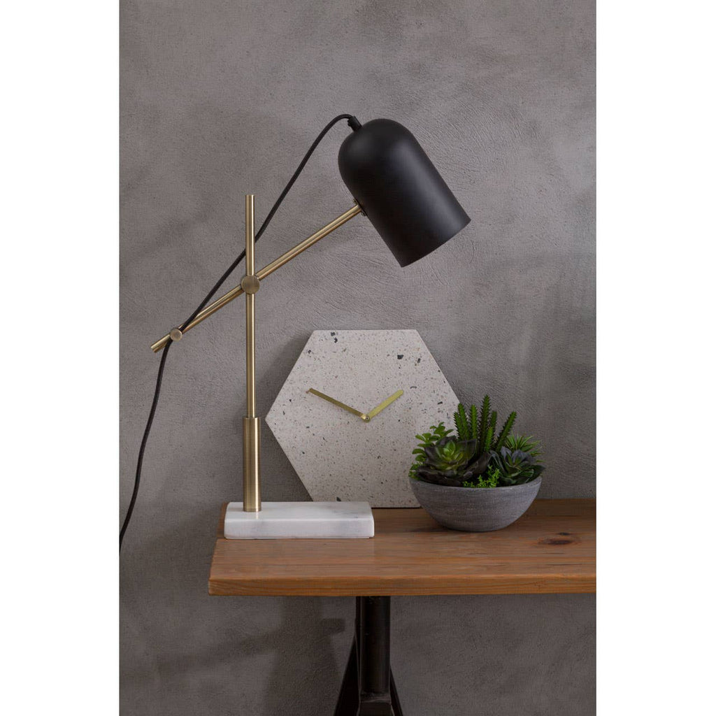 Equinox Black Shade Desk Lamp - Dendo Design