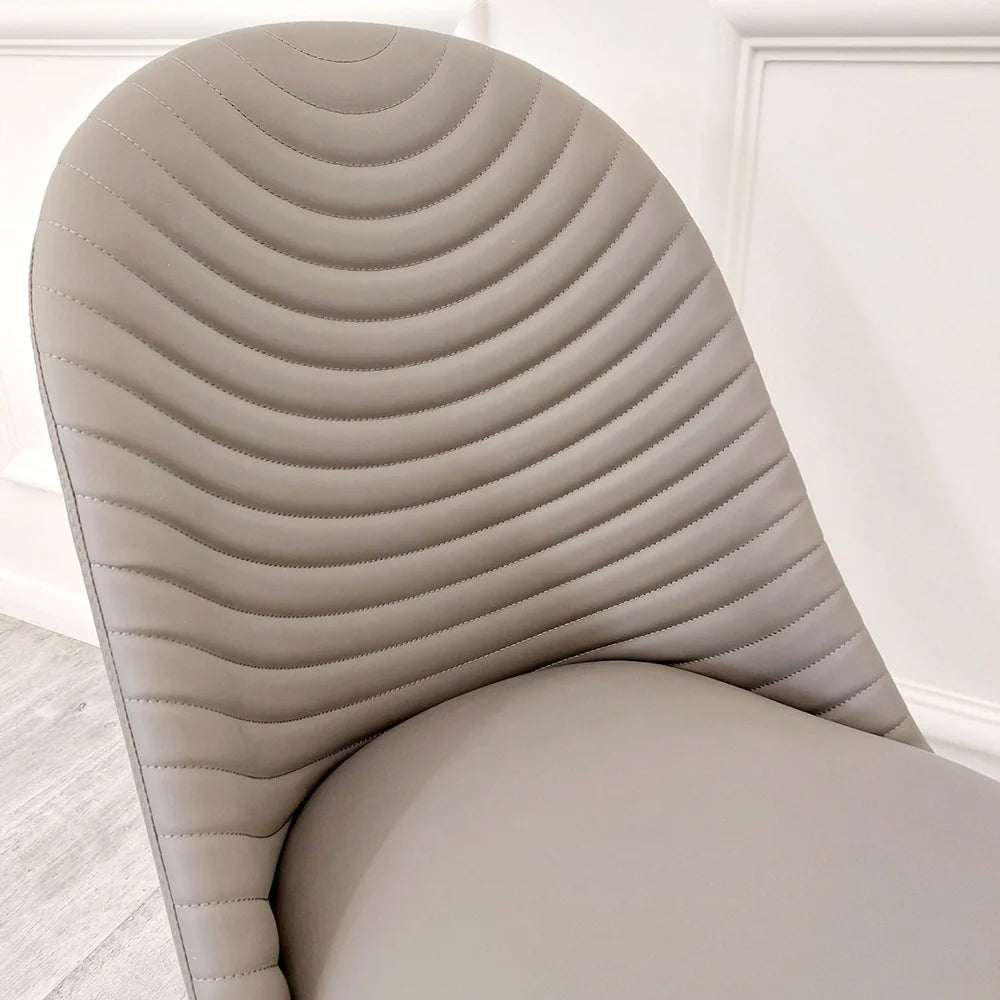 Alba Leather Dining Chair - Dendo Design