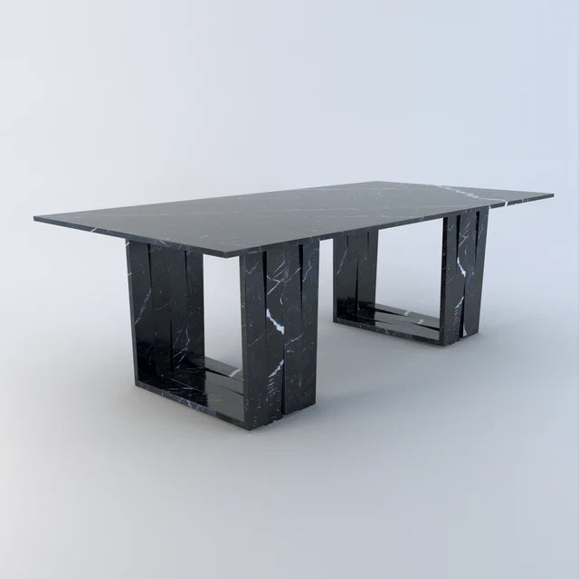 Aria Marble Dining Table - Dendo Design