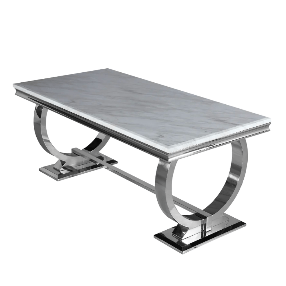 Arriana Marble Dining Table - Dendo Design