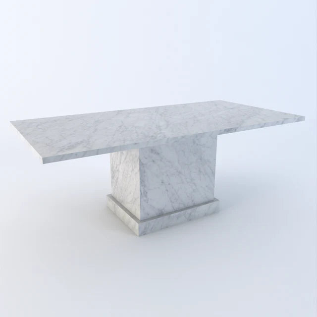 Athena Marble Rectangular Coffee Table - Dendo Design