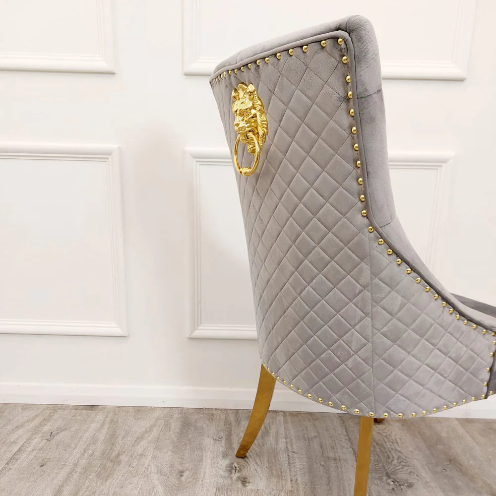 Bentley Gold Dining Chair - Dendo Design