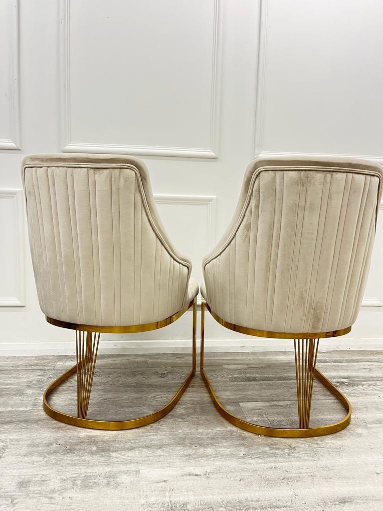 Chelmsford Velvet Dining Chair - Dendo Design