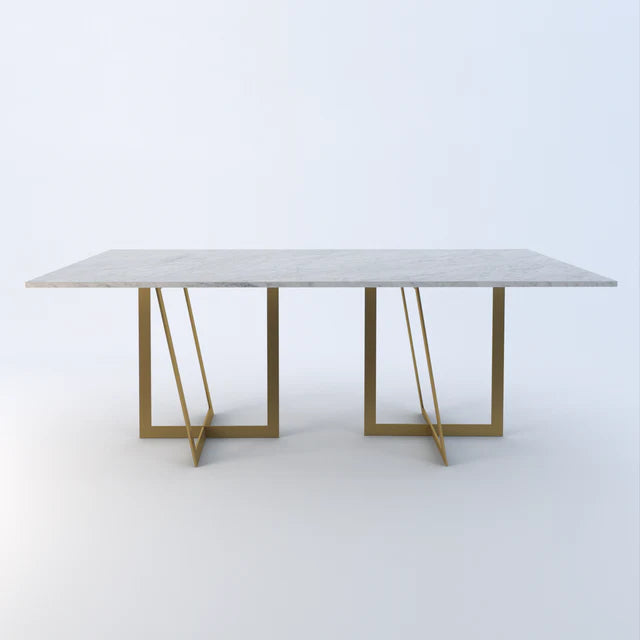 Capri Marble Dining Table - Dendo Design
