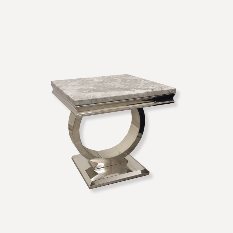 Arriana Marble Side Table - Dendo Design