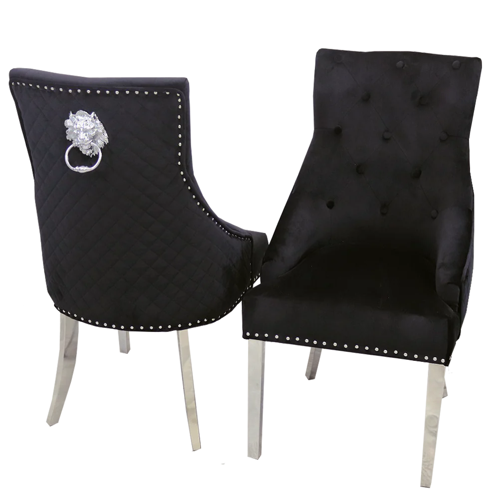 Bentley Chrome Dining Chair - Dendo Design