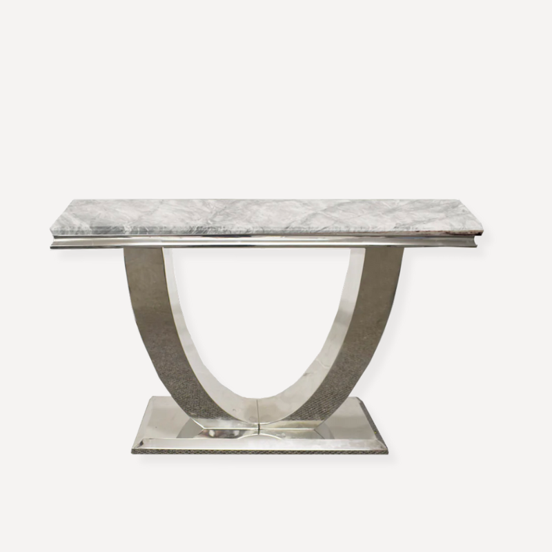 Arial Marble Console Table - Dendo Design