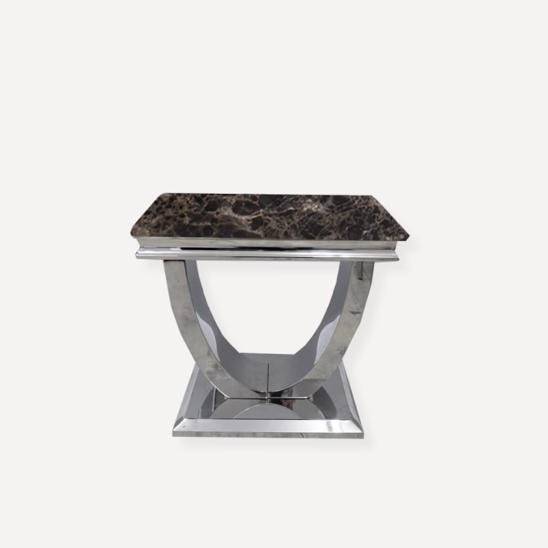Arial Marble Side Table - Dendo Design