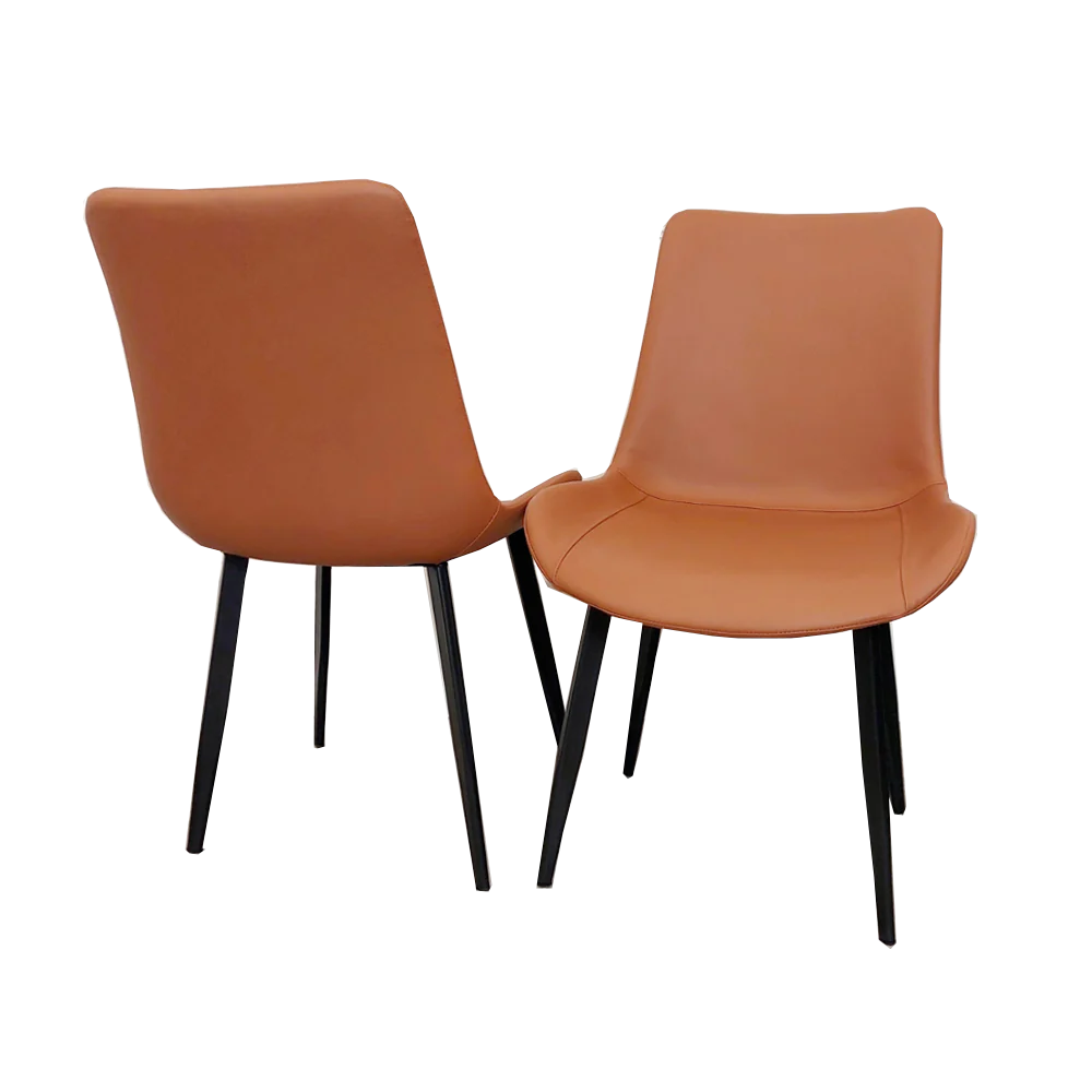 Remus Leather Dining Chair - Dendo Design