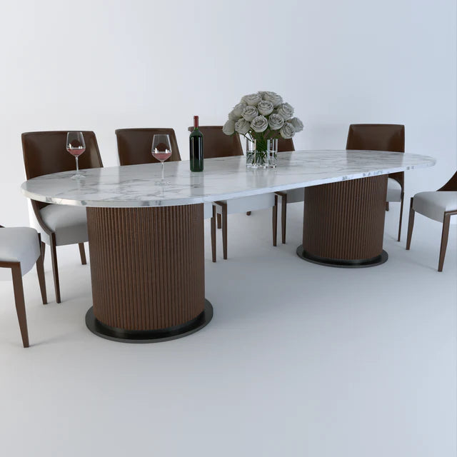 Pisa Marble Dining Table - Dendo Design