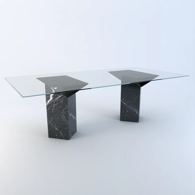 Triomphe Marble Dining Table - Dendo Design