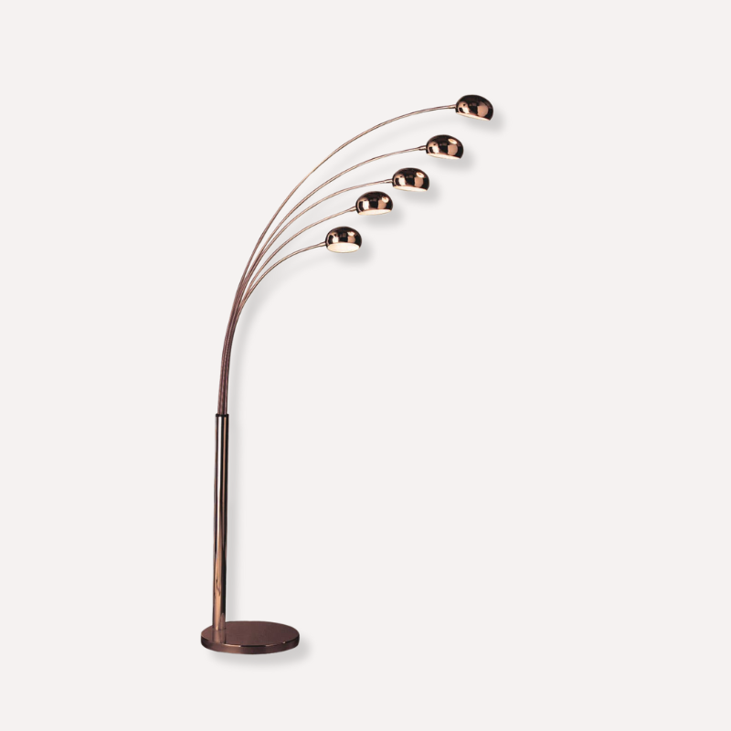 Zeuseus 5 Arced Lights Floor Lamp - Dendo Design