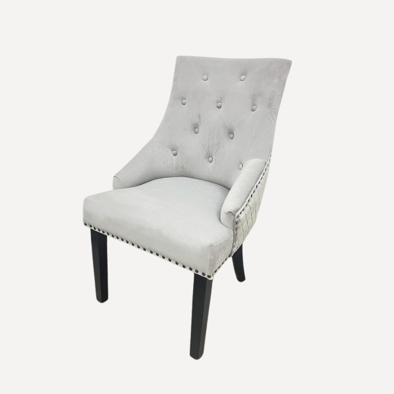 Bentley Black Leg Dining Chair - Dendo Design