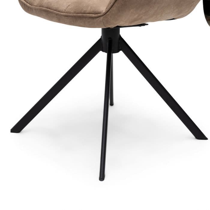 Camel Leathaire Ruby Dining Chair - Dendo Design
