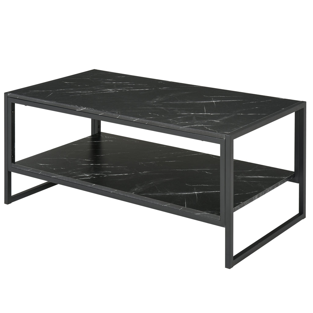 Laminate Coffee Table with Marble Print - Dendo Design