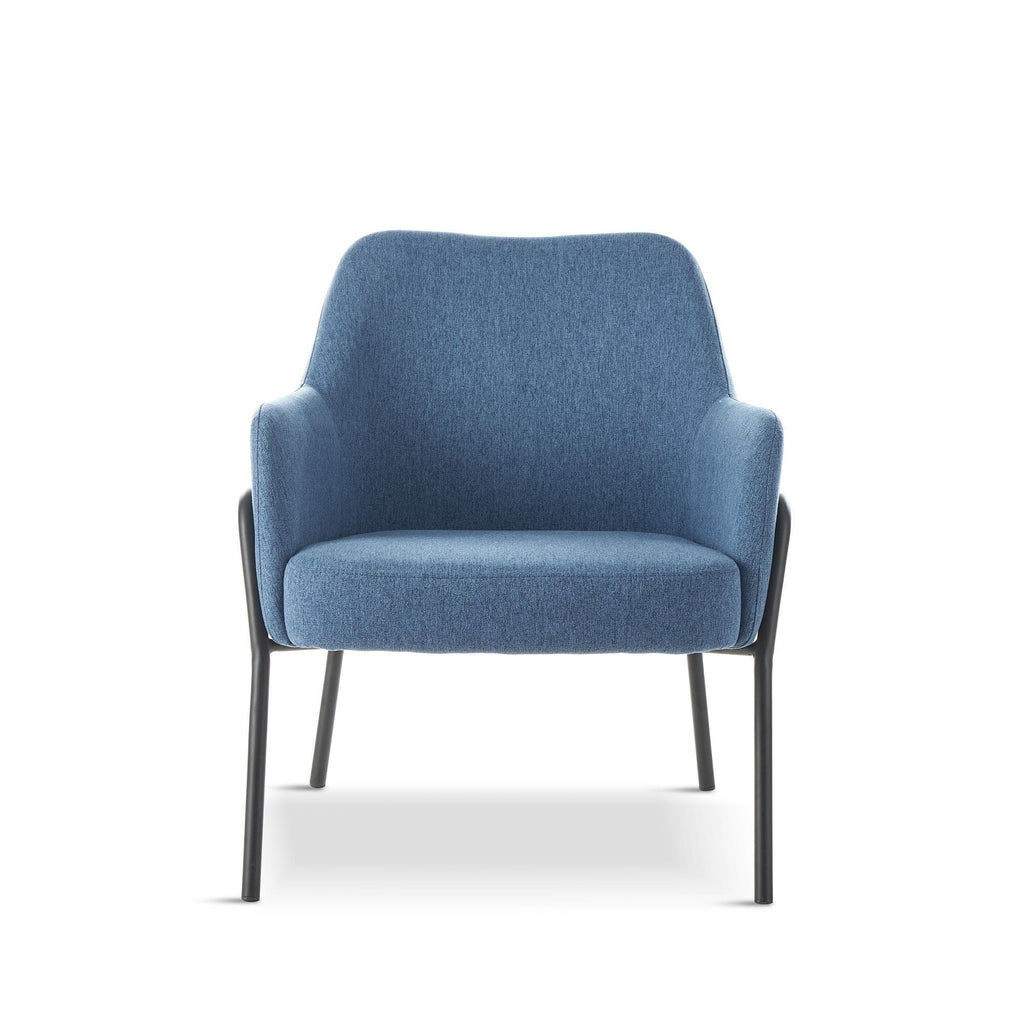 KARL Bule Fabric Lounge Chair - Dendo Design