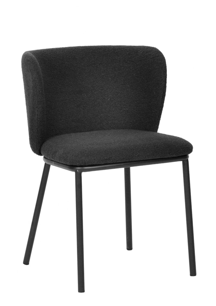 x2 Mandy Dining Chair Deep Grey - Dendo Design