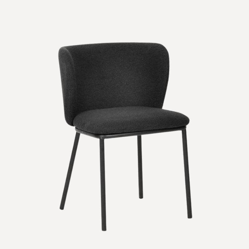 x2 Mandy Dining Chair Deep Grey - Dendo Design