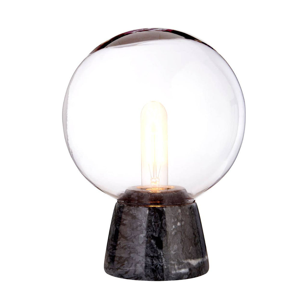 Lamoree Globe Lamp with Black Marble Base - Dendo Design