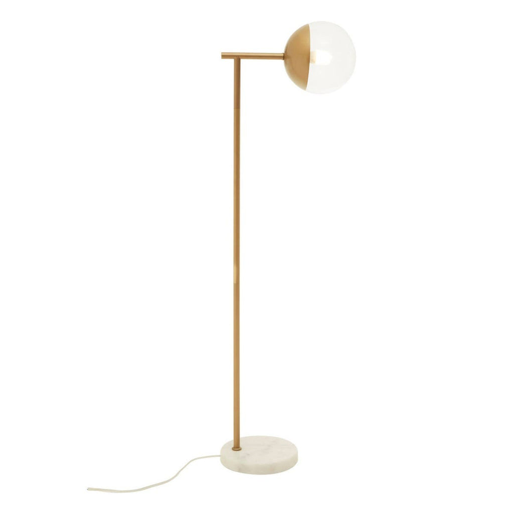 Revel Gold Finish Metal Floor Lamp - Dendo Design