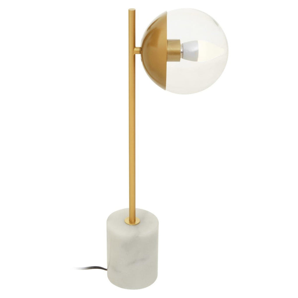 Revel Gold Finish Metal Table Lamp - Dendo Design