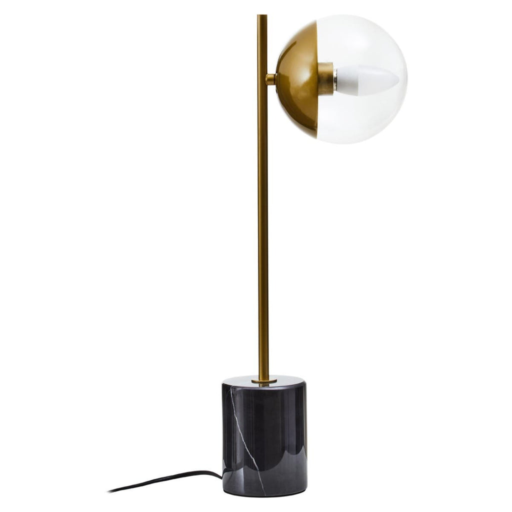 Revel Small Gold Finish Metal Table Lamp - Dendo Design